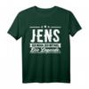 Jens Name Lustiges Spruch Shirt - Persönliches Geschenk für Männer mit dem besten Namen, perfekt zum Geburtstag, Weihnachten, Festival, Party oder Fest