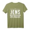 Jens Name Lustiges Spruch Shirt - Persönliches Geschenk für Männer mit dem besten Namen, perfekt zum Geburtstag, Weihnachten, Festival, Party oder Fest