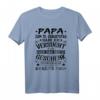 70. Geburtstag Papa T-Shirt - Geschenk für 70 Jahre alte Väter und Männer, originelles Design für den besonderen Tag