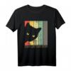 Vintage Best Cat Dad Ever Katzenpapa Vatertag Geschenk T-Shirt - Lustiges Geschenk für Katzenliebhaber, Väter & Katzenfans