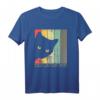 Vintage Best Cat Dad Ever Katzenpapa Vatertag Geschenk T-Shirt - Lustiges Geschenk für Katzenliebhaber, Väter & Katzenfans