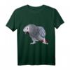 Afrikaner Grey Parrot Bird T-Shirt - Lustiges Vogelmotiv für Vogelliebhaber und Papageienfans