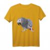 Afrikaner Grey Parrot Bird T-Shirt - Lustiges Vogelmotiv für Vogelliebhaber und Papageienfans