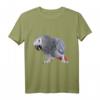 Afrikaner Grey Parrot Bird T-Shirt - Lustiges Vogelmotiv für Vogelliebhaber und Papageienfans
