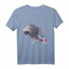 Afrikaner Grey Parrot Bird T-Shirt - Lustiges Vogelmotiv für Vogelliebhaber und Papageienfans