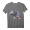 Afrikaner Grey Parrot Bird T-Shirt - Lustiges Vogelmotiv für Vogelliebhaber und Papageienfans