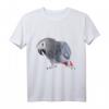 Afrikaner Grey Parrot Bird T-Shirt - Lustiges Vogelmotiv für Vogelliebhaber und Papageienfans