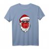 Weihnachtsmann Mütze Sonnenbrille Bart Santa Geschenkidee T-Shirt - Lustiges Festtagsoutfit für Familie, Freunde & Partnerlook zu Weihnachten