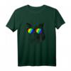 LGBT Pride Katzen T-Shirt mit Regenbogenflagge – Buntes Geschenk für Homosexuelle, Bisexuelle und Katzenliebhaber zum Pride Monat und Pride Parade