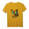 LGBT Pride Katzen T-Shirt mit Regenbogenflagge – Buntes Geschenk für Homosexuelle, Bisexuelle und Katzenliebhaber zum Pride Monat und Pride Parade