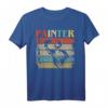 Retro Vintages Vati-Maler-Vati - Kreatives Vatertags-Geschenk T-Shirt für Künstler, Väter & Kunstliebhaber