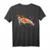 Schildkröte Weihnachten Rentierlichter Turtles Geschenk T-Shirt – Lustiges Tiermotiv für Weihnachten, Geburtstag & Neujahr