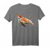 Schildkröte Weihnachten Rentierlichter Turtles Geschenk T-Shirt – Lustiges Tiermotiv für Weihnachten, Geburtstag & Neujahr