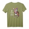 Pitbull Hippie T-Shirt - Friedensliebe, Tierschutz & Hunde als Statement für Pitbull-Liebhaber und Hundemamas
