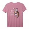 Pitbull Hippie T-Shirt - Friedensliebe, Tierschutz & Hunde als Statement für Pitbull-Liebhaber und Hundemamas