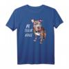 Pitbull Hippie T-Shirt - Friedensliebe, Tierschutz & Hunde als Statement für Pitbull-Liebhaber und Hundemamas