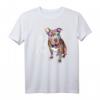Pitbull Hippie T-Shirt - Friedensliebe, Tierschutz & Hunde als Statement für Pitbull-Liebhaber und Hundemamas