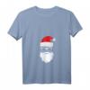 Lustiges Weihnachtsmann Mütze Sonnenbrille Bart T-Shirt mit V-Ausschnitt – Perfekte Geschenkidee für Familie, Freunde & Partner zu Weihnachten