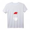 Lustiges Weihnachtsmann Mütze Sonnenbrille Bart T-Shirt mit V-Ausschnitt – Perfekte Geschenkidee für Familie, Freunde & Partner zu Weihnachten