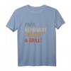 Grillen BBQ Papa T-Shirt - Humorvolles Geschenk für Väter, Grillmeister & BBQ-Liebhaber zum Vatertag, Geburtstag & Weihnachten