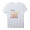 Grillen BBQ Papa T-Shirt - Humorvolles Geschenk für Väter, Grillmeister & BBQ-Liebhaber zum Vatertag, Geburtstag & Weihnachten