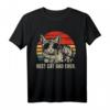 Bestes Katzen-Vati-überhaupt T-Shirt – Lustiges Vintage Katzen Papa Geschenk für Vatertag, Geburtstag & Katzenliebhaber