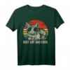 Bestes Katzen-Vati-überhaupt T-Shirt – Lustiges Vintage Katzen Papa Geschenk für Vatertag, Geburtstag & Katzenliebhaber