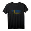 Vintage Schweden-Flagge T-Shirt - Retro Design für Patrioten und Schweden-Liebhaber, perfektes Geschenk für Geburtstage & Nationalstolz