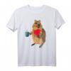 Kawaii Kaffee Quokka und Valentinsgruß-Schokoladen-Geschenke T-Shirt – Perfekt für Valentinstag, Geburtstage & Weihnachten für Tier- und Schokoladenliebhaber