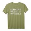Vintage Country Musik & Whiskey T-Shirt – Lustiges Landhemd für Männer, Frauen & Kinder als Geschenk für Freunde, Familie & Konzertbesuch