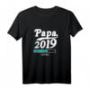 Herren Papa 2019 Werdender Vater T-Shirt - Vatertag, Weihnachten & Geburtstagsgeschenk für zukünftige Väter