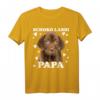 Schoko Labbi Papa Dad Vater Daddy Vati Pa - Hundeliebhaber T-Shirt zum Vatertag & Geschenk für Hundebesitzer