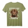 Schoko Labbi Papa Dad Vater Daddy Vati Pa - Hundeliebhaber T-Shirt zum Vatertag & Geschenk für Hundebesitzer