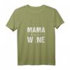 Damen Mama Needs Some Wine Motiv - Witziges Wein Spruch T-Shirt für Muttertag, Geburtstage & Party mit V-Ausschnitt