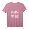 Damen Mama Needs Some Wine Motiv - Witziges Wein Spruch T-Shirt für Muttertag, Geburtstage & Party mit V-Ausschnitt