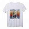 Cat Pilot Mike Echo Oscar Whisky How Do You Copy T-Shirt - Retro Vintage Graphic Tee für Männer, Frauen, Kinder, Veteranen & Militärfans