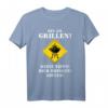 Lustiges BBQ T-Shirt - Bin am Grillen - keine Tipps - Bier bringen - ABFLUG, perfektes Geschenk für Hobby-Griller, Väter und Opas
