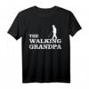 The Walking Grandpa - Opa ist der Beste T-Shirt mit lustigem Spruch im Retro Vintage Look – Perfekt als Geburtstags- oder Weihnachtsgeschenk