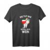 Weinkönigin Weinlieber T-Shirt – Lustiges Geschenk für Weinliebhaber & Mädelsabend, Mama braucht Wein, Komm mach den Wein auf