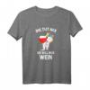Weinkönigin Weinlieber T-Shirt – Lustiges Geschenk für Weinliebhaber & Mädelsabend, Mama braucht Wein, Komm mach den Wein auf