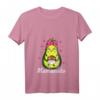 Damen Werdende Mama Avocado Mamacado 2022 T-Shirt mit V-Ausschnitt – Lustiges Schwangerschafts- und Babyankündigungsgeschenk
