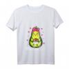 Damen Werdende Mama Avocado Mamacado 2022 T-Shirt mit V-Ausschnitt – Lustiges Schwangerschafts- und Babyankündigungsgeschenk