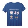 Werdende Eltern Vorhersage 2021 Schwanger für Mama & Papa T-Shirt – Lustige Geschenkidee für Babyparty & Schwangerschaftsverkündung