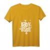 Damen Baby Inside T-Shirt mit V-Ausschnitt – Süßes Schwangerschafts-Design, perfektes Geschenk für werdende Mütter zu Weihnachten und Geburtstag