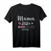 Werdende Mama Mutter 2024 lädt Schwangerschaft ankündigen T-Shirt - Perfekt für Babyparty, Muttertag & Babyverkündung