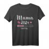 Werdende Mama Mutter 2024 lädt Schwangerschaft ankündigen T-Shirt - Perfekt für Babyparty, Muttertag & Babyverkündung