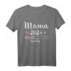 Werdende Mama Mutter 2024 lädt Schwangerschaft ankündigen T-Shirt - Perfekt für Babyparty, Muttertag & Babyverkündung