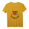 Damen Lustiges Schwanger Spruch - Melonen Schmugglerin T-Shirt mit V-Ausschnitt, Perfekt als Geschenk zur Babyverkündung oder für werdende Mütter