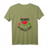 Damen Lustiges Schwanger Spruch - Melonen Schmugglerin T-Shirt mit V-Ausschnitt, Perfekt als Geschenk zur Babyverkündung oder für werdende Mütter