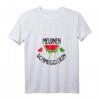 Damen Lustiges Schwanger Spruch - Melonen Schmugglerin T-Shirt mit V-Ausschnitt, Perfekt als Geschenk zur Babyverkündung oder für werdende Mütter